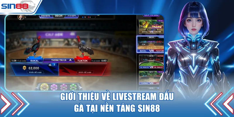 Giới thiệu về livestream đấu gà tại nền tảng SIN88