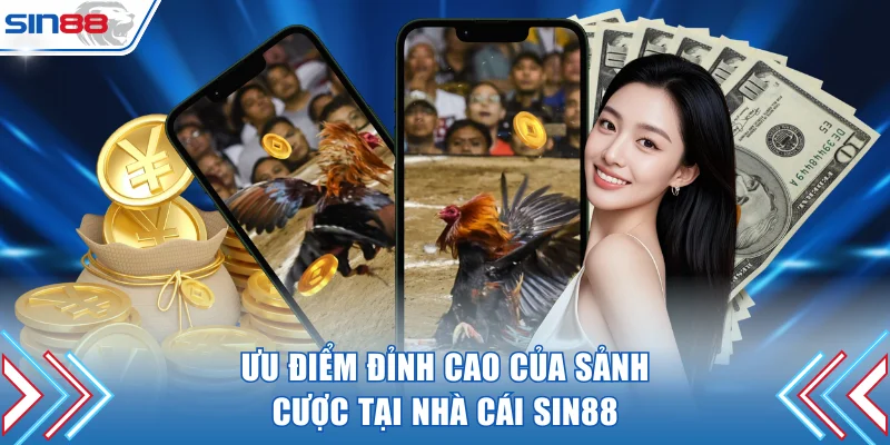 Ưu điểm đỉnh cao của sảnh cược tại nhà cái SIN88